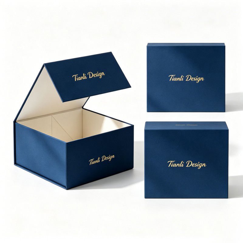 Wholesale Luxury Folding Magnetic Gift Box Foldable Clothing Magnetic Closure Box Customized  Shoes Dress Paper Box