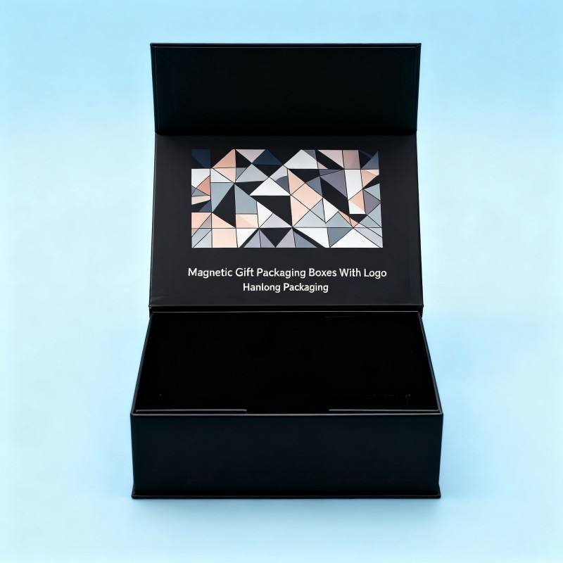 Matt Custom Black Logo Handmade Tools Rigid Paper Box Magnetic Closure Rigid Gift Packaging Boxes with Foam Insert - Image 4