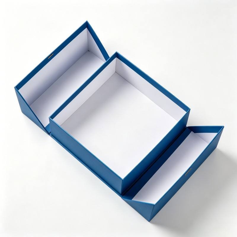 Customized Logo Christmas Packaging With Logo High Quality Christmas Packaging Box Soy Ink Hot Stamping Christmas Gift Box - Image 5
