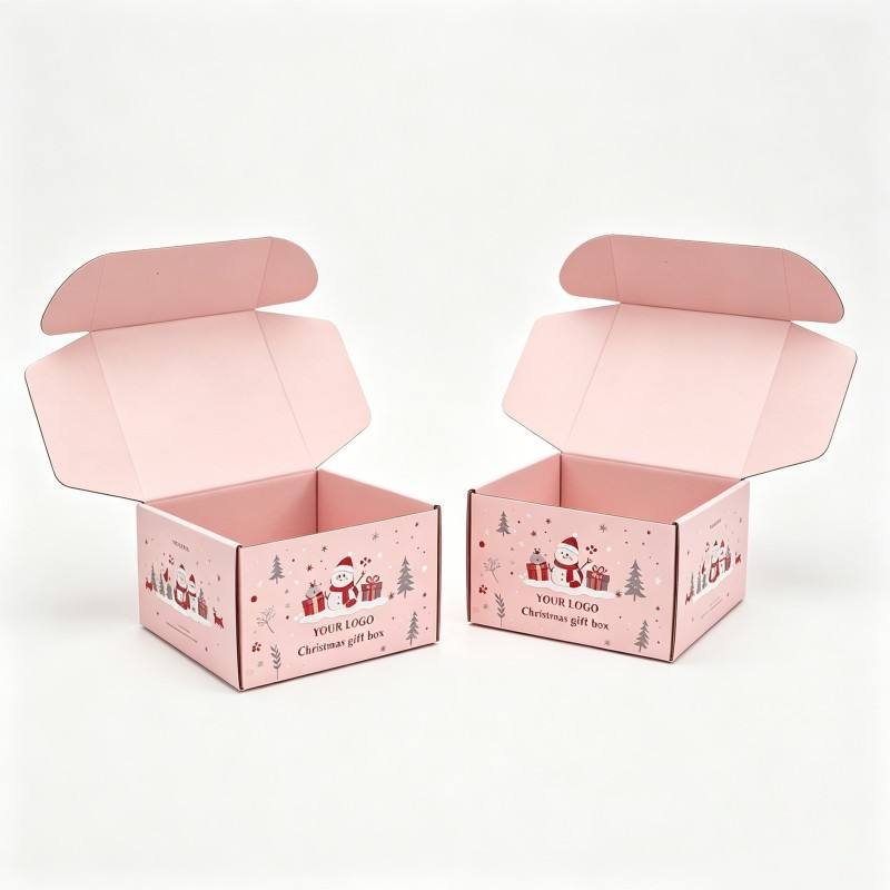 Luxury Custom logo Paper Cardboard Gift Boxes for Present Luxury Gift Box Medium Size for Christmas Gift Packaging Shipping Box - Image 3