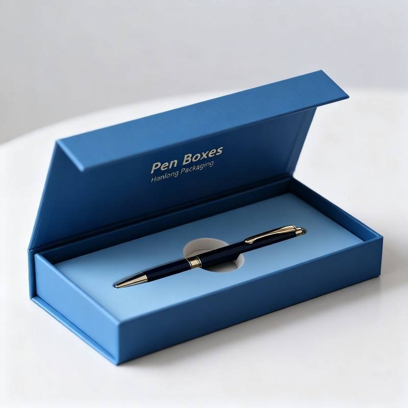 Reusable Elegant Custom Cardboard Gift Box Magnetic Pen Packaging Gift Box Set of Cardboard Paper Box for Small Business - Image 3