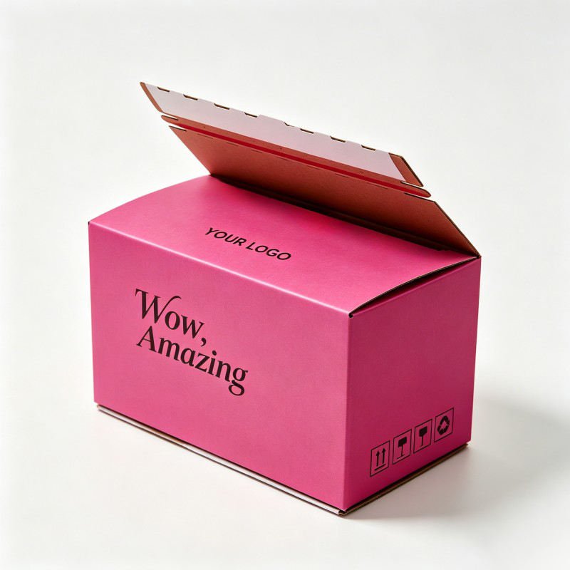 Wholesale Mailer Box with Zipper Adhesive Strip Folding Mail Box Postal Corrugated Shipping Box Customize for Transportation - Image 3