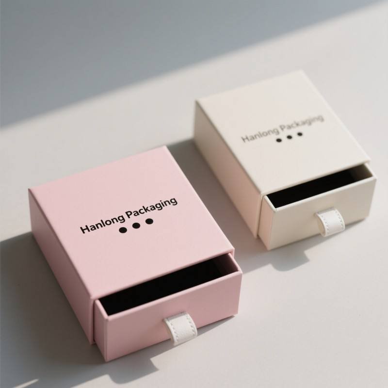 Digital Printing Wallet Drawer Box Deluxe Custom Design Handmade Custom Personalized Drawer Box with Ribbon - Image 3