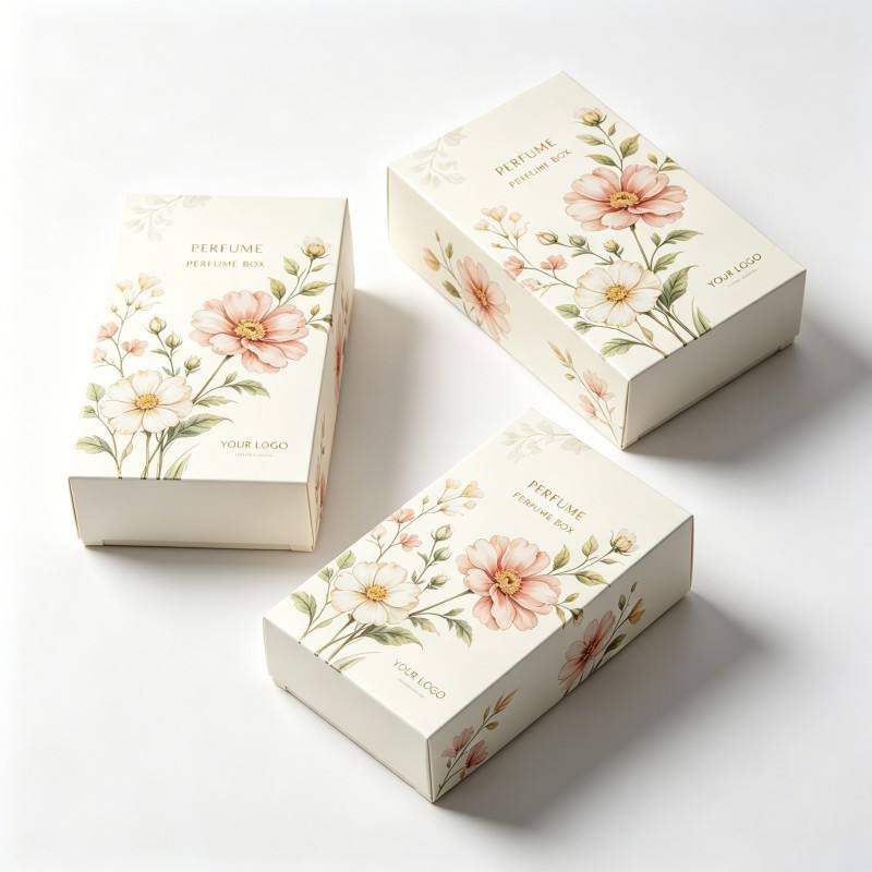 Luxury High-End Embossed Perfume Paper Box Wholesale Hot Sale Perfume Gift Box Soy Ink Biodegradable Perfume Gift Packaging Box - Image 5