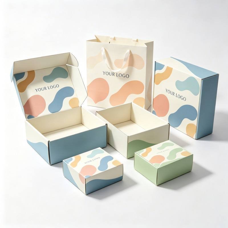 Custom Logo Recycled Corrugated Mailer Box Recycled Cardboard Box Wholesale Mailing Carton with Custom Printing - Image 3