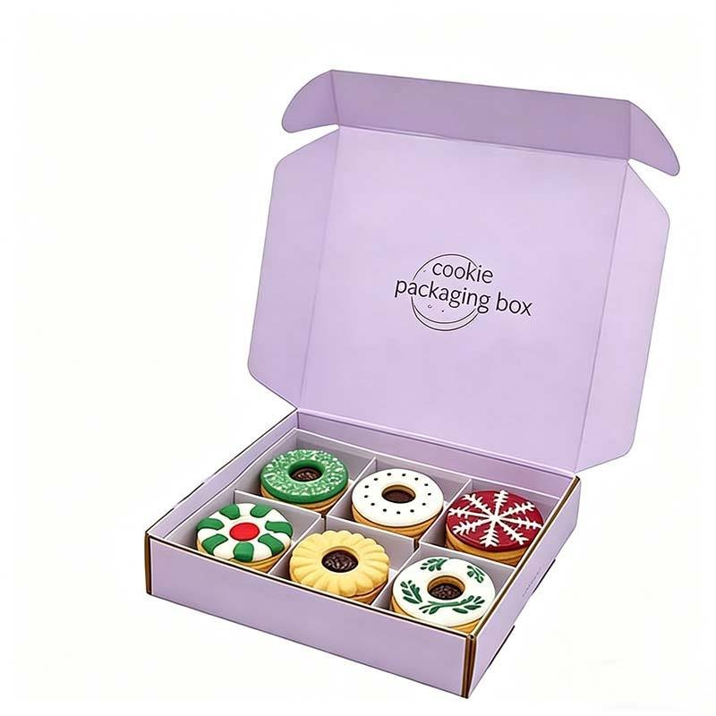 Food Grade Paper Doughnut Cake Wholesale Disposable Bakery Packaging Snack Donuts Box Foldable Custom Food Box