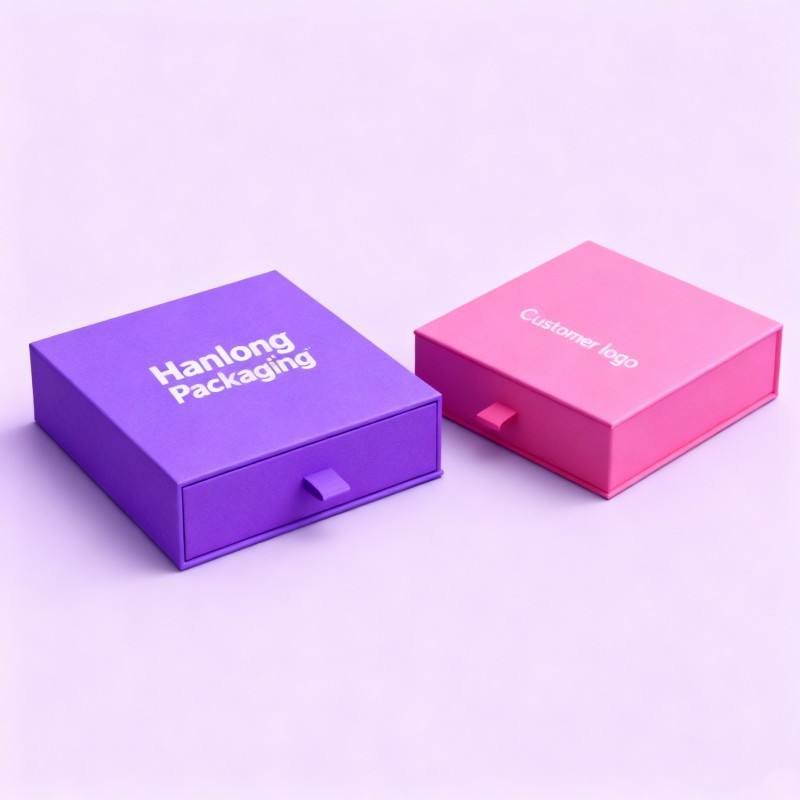 Luxury Custom logo Magnetic Closure Packaging Box Cardboard Gift Boxes for Hot Stamping logo Recyclable Sliding Drawer Paper Box - Image 4