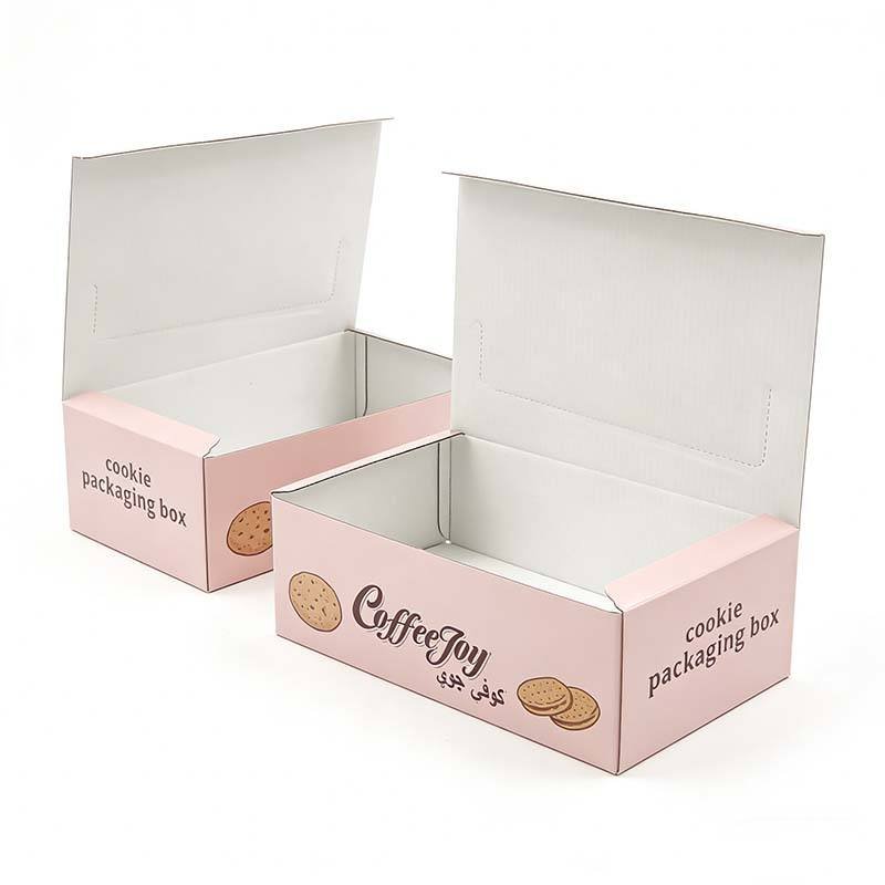 Wholesale Custom Printed Cookie Packaging Box Food Grade Cookie Packaging Paper Box Biodegradable Soy Ink Cookie Cake Boxes - Image 4
