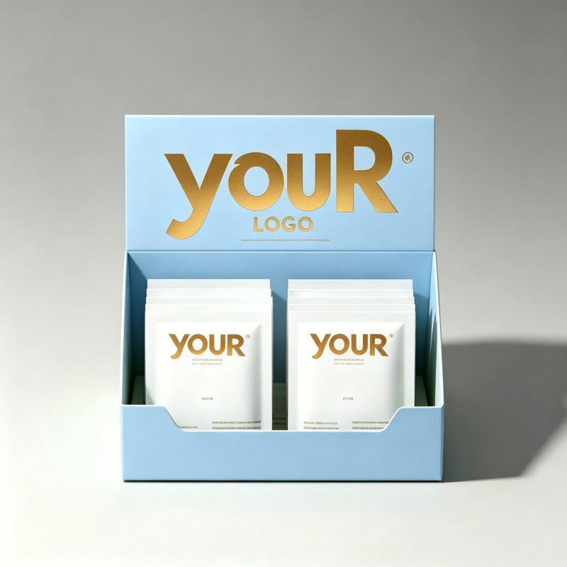 Wholesale  Foldable Retail Countertop Display Boxes Tea Bag Display Package  Grocery Supermarket Package