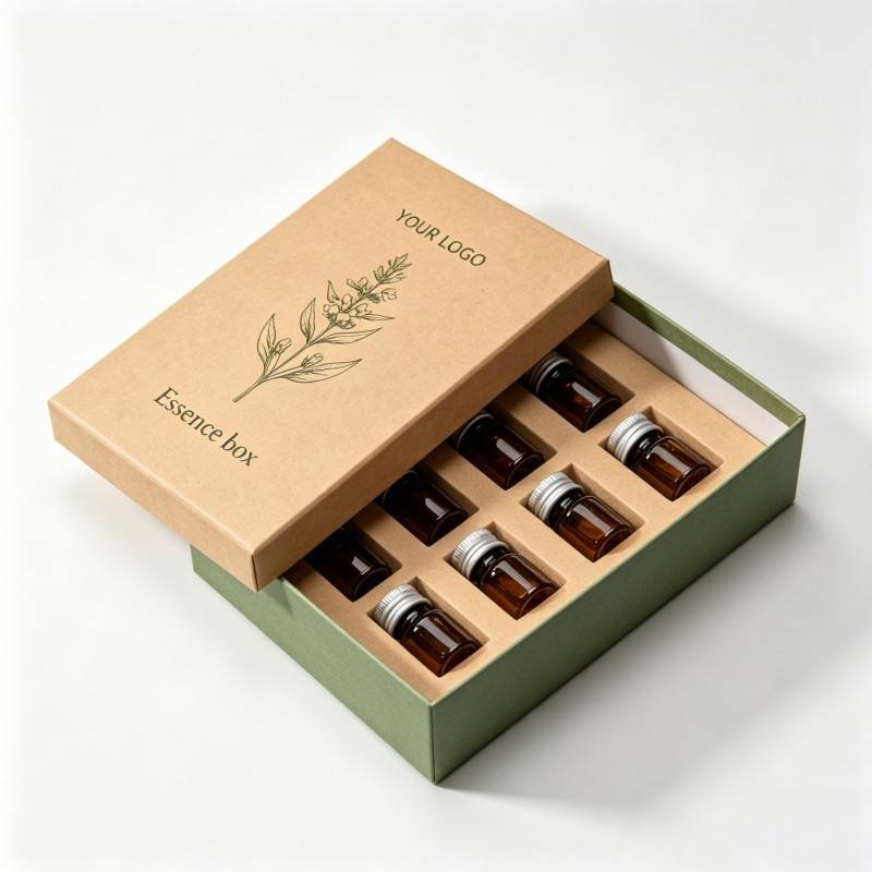 Custom Design Kraft Paper Peptide Drug Bottle Magnetic Packaging Gift Box Cosmetic 10ml/3ml Peptide Drug Bottle Packaging Boxes