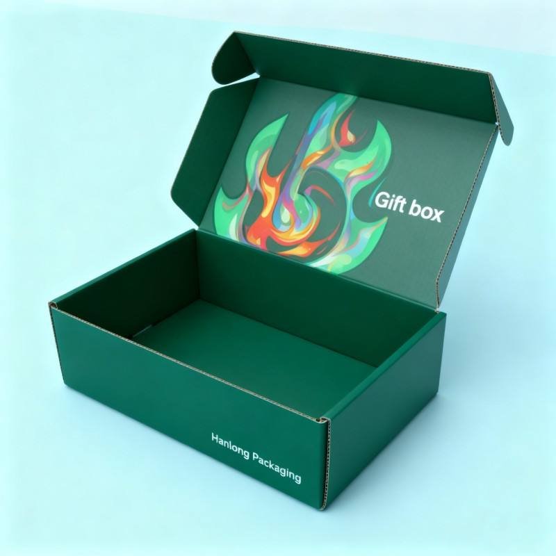 Customized Folding Corrugated Shipping Box Recyclable Brand Candle Packaging Box Personalized Durable Christmas Gift Paper Box