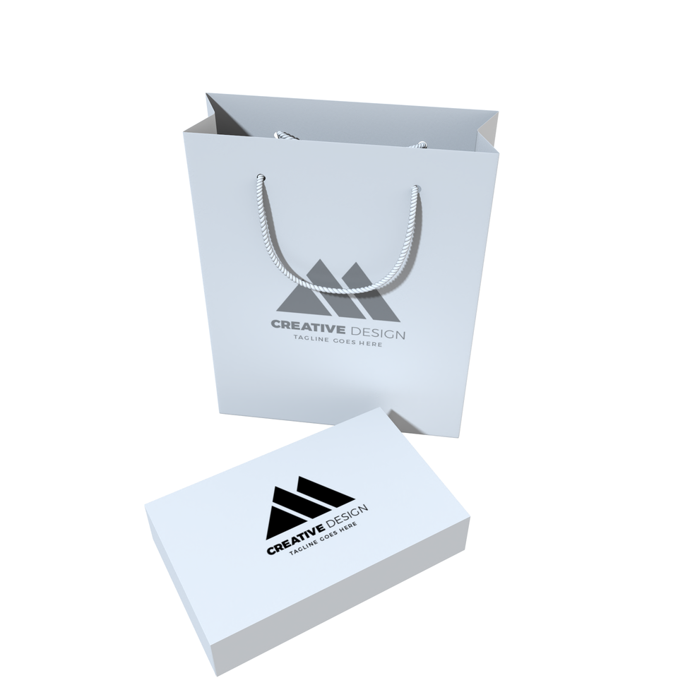 Custom Electronic Product Packaging Box With Paper Bag Fashion Design Packaging Paper Bag Mobile Phone Smart Watch Shopping Bag