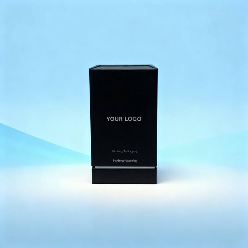 Customized Luxury Paper Cardboard Packaging Box Recyclable Perfume Bottle Gift Box Hot Stamping Candle Glass Bottle Paper Box - Image 4