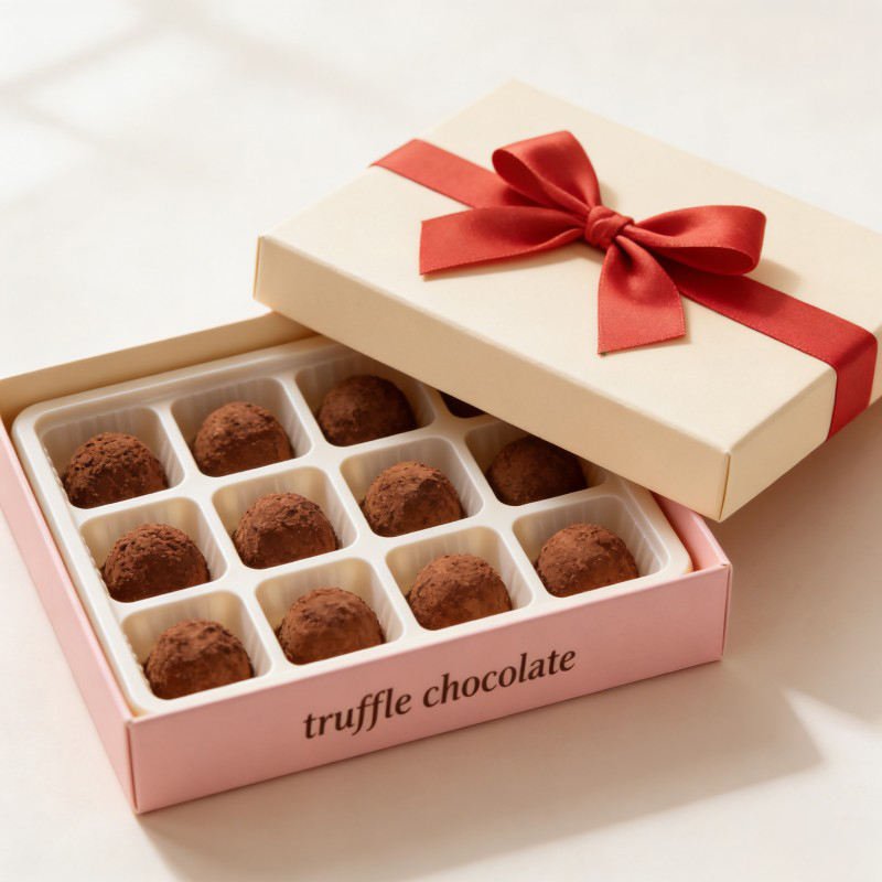 Wholesale Valentine's Day Chocolates Box Wirh Rinbow Candies Chocolate Paper Box Dubai Nuts Chocolate Packaging with Slots - Image 5