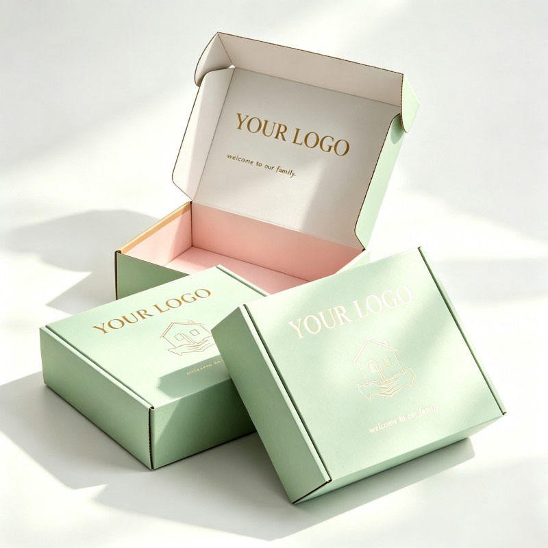 Customized Large Color Packaging Box Eco Friendly Printing Corrugated Cardboard Paper Box Clothing Shipping Mail Box - Image 3
