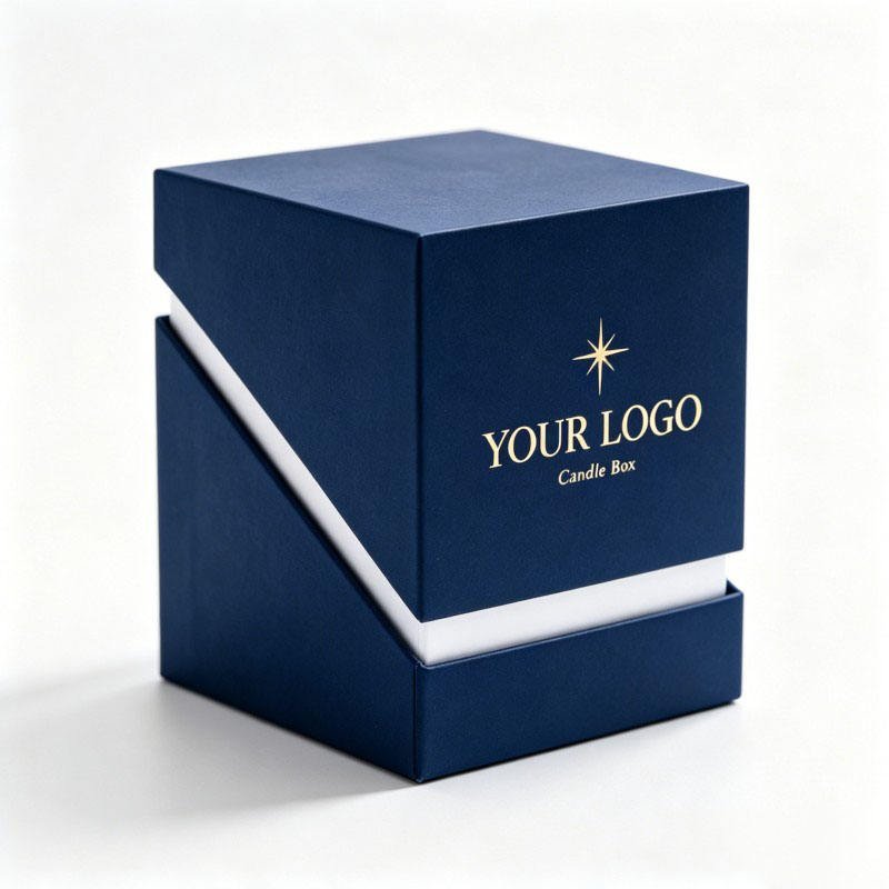 High Quality Cardboard Material Foldable Candle Box Rigid Eco Friendly Premium Gift Box