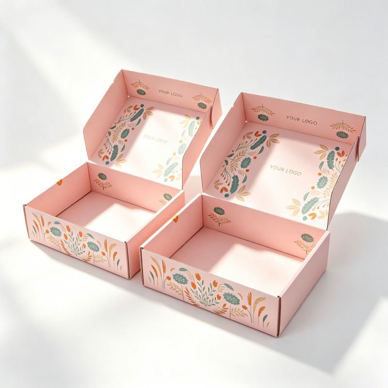 Wholesale Matte Finish Dress Mailer Box Airplane Custom-designed  Paper Box Children's Clothing Socks Folded Paper Mail Box