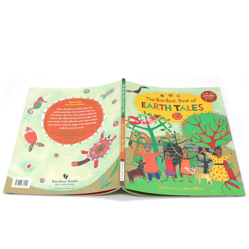 Full Color Kids Offset Binding Softcover Book Printing Service