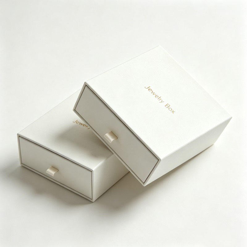 Wholesale Jewelry Box with Inner Tray Bracelets Rings Paper Box Gift Drawer Boxes Customized - Image 3